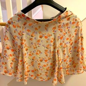 BCBG Floral Skirt, size 8